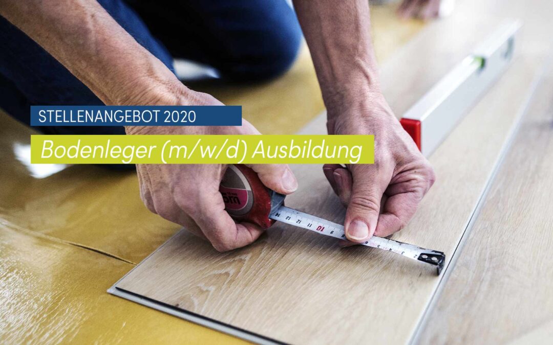 Ausbildung zum Bodenleger (m/w/d) (Vollzeit | Hannover)